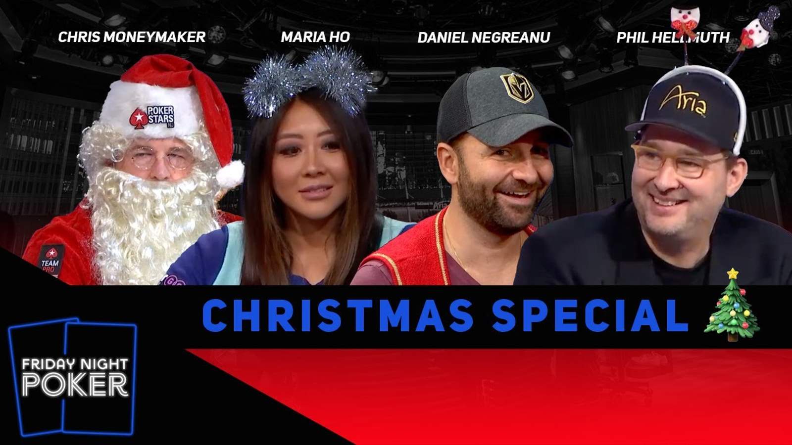 Rewatch Friday Night Poker Christmas Special on YouTube and Facebook