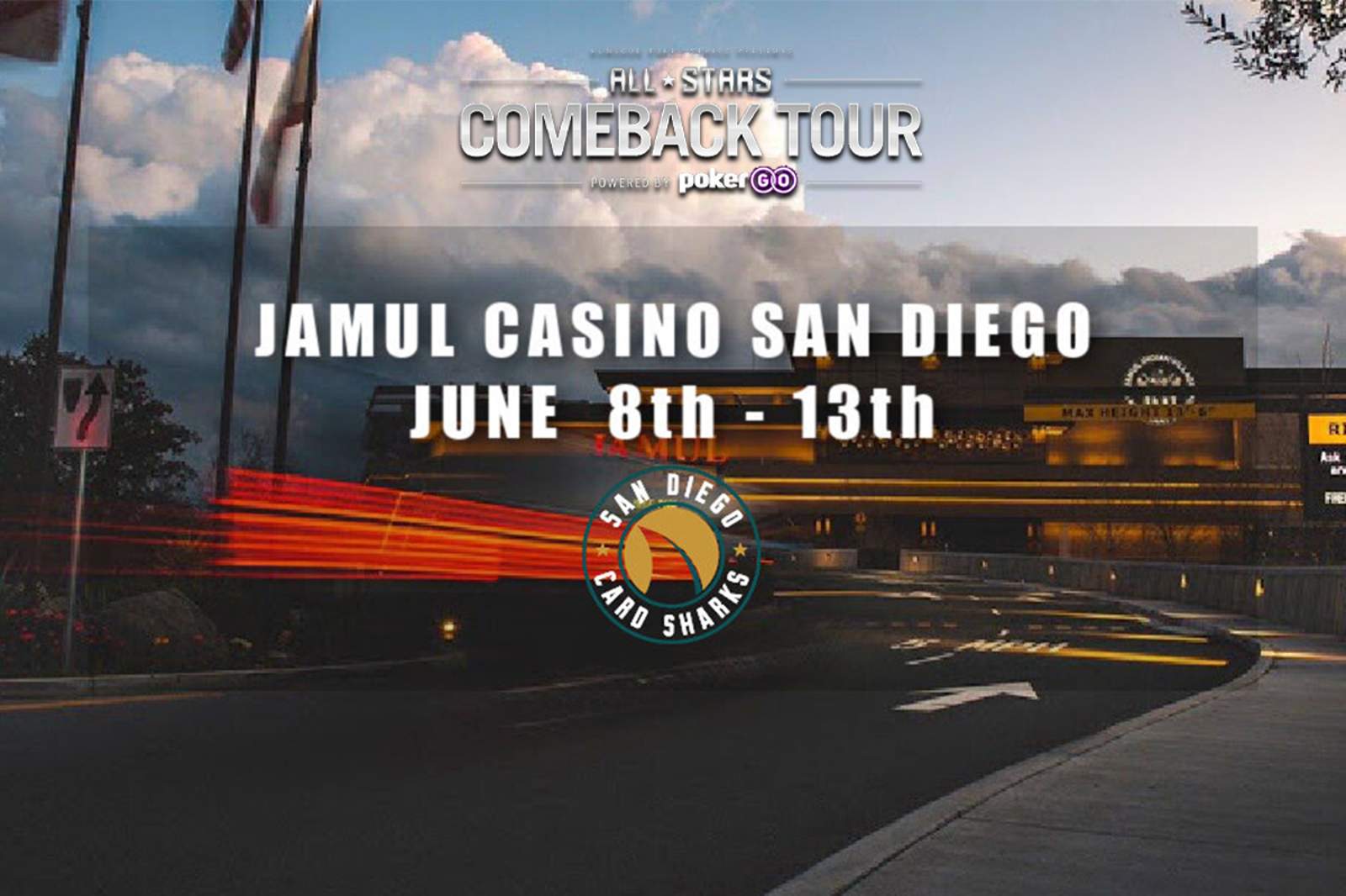 RunGood Poker Series Jamul Casino San Diego: June 8-13