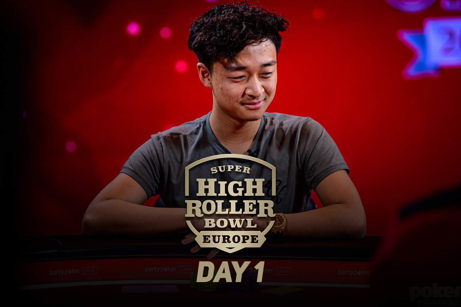Super High Roller Bowl Europe Day 1 Concludes with Michael Zhang Leading 22 Players