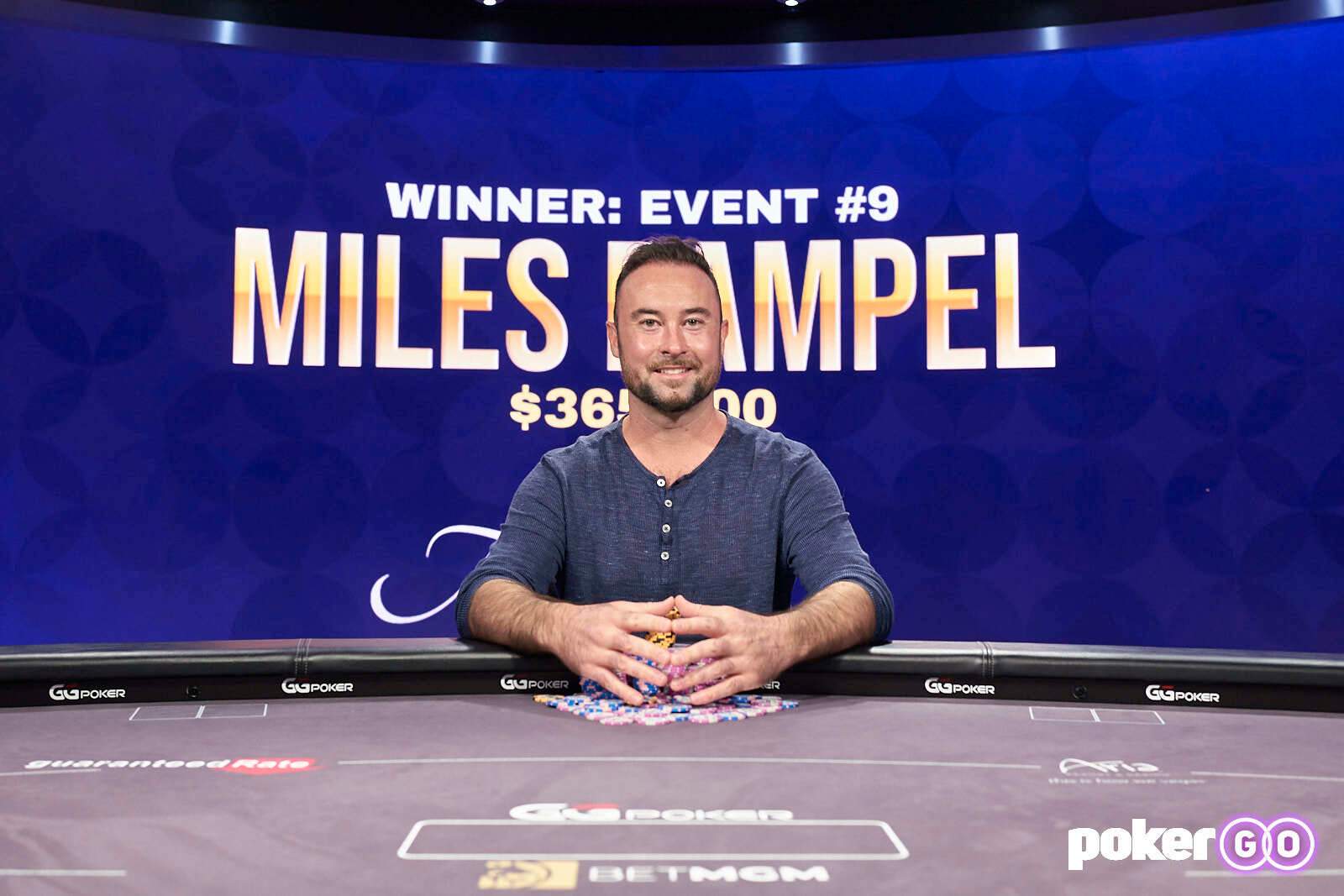 Miles Rampel Wins Event #9: $25,000 PLO at the 2021 Poker Masters for $365,500