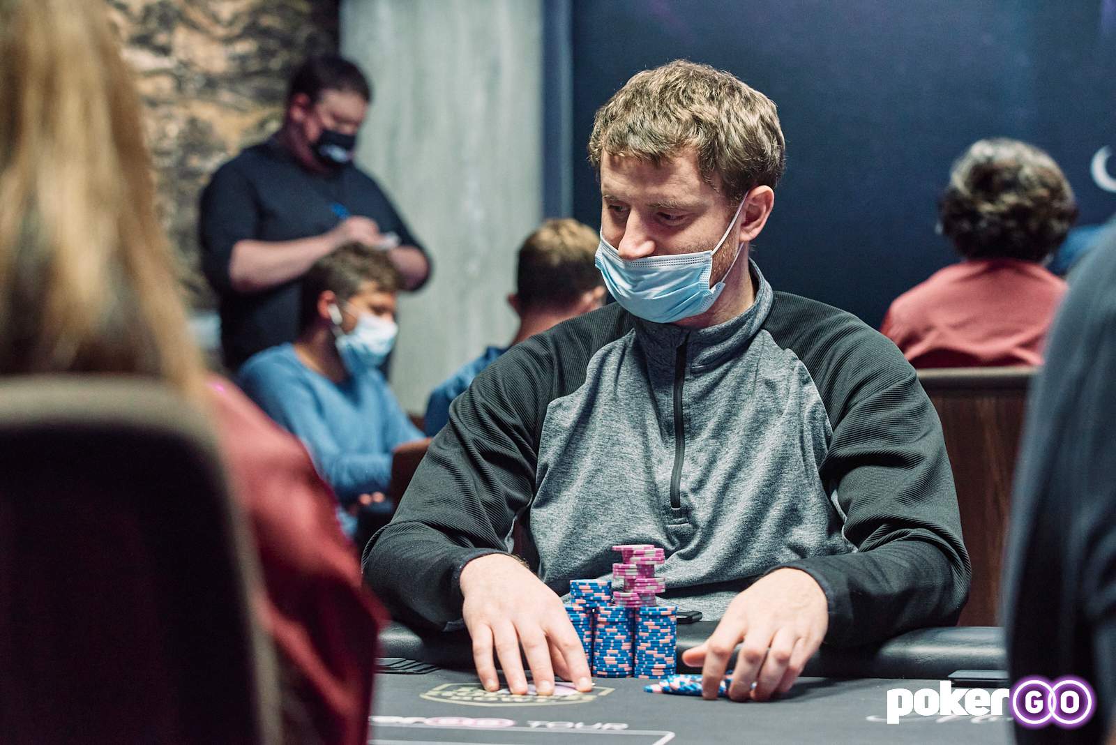 David Peters Leads the Final Table of Event #1: $10,000 No-Limit Hold'em