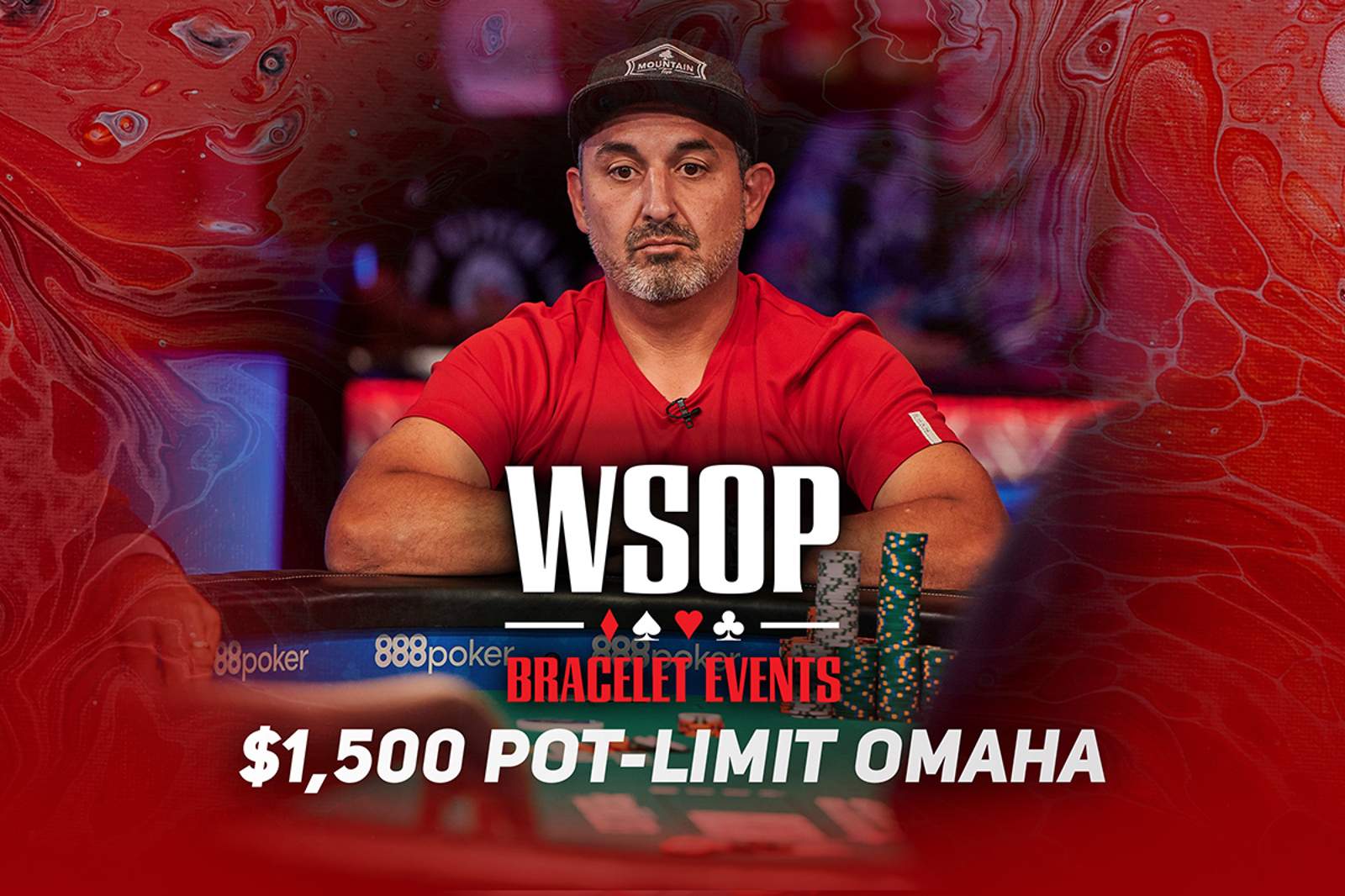Watch the WSOP Event #39: $1.5K Pot-Limit Omaha Final Table on PokerGO.com at 8 p.m. ET