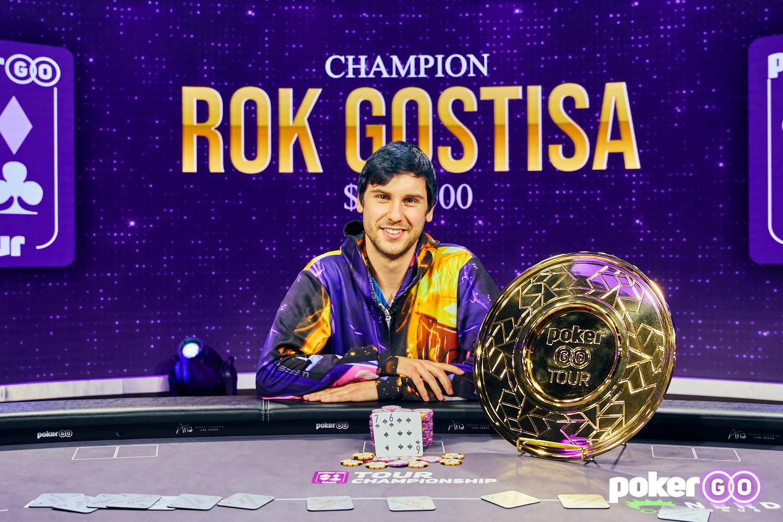 Rok Gostisa Wins PokerGO Tour Championship Presented By Guaranteed Rate for $689,100