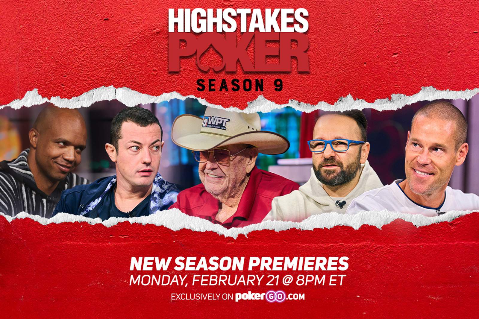 Season 9 of High Stakes Poker Premieres Monday, February 21, Exclusively On PokerGO®