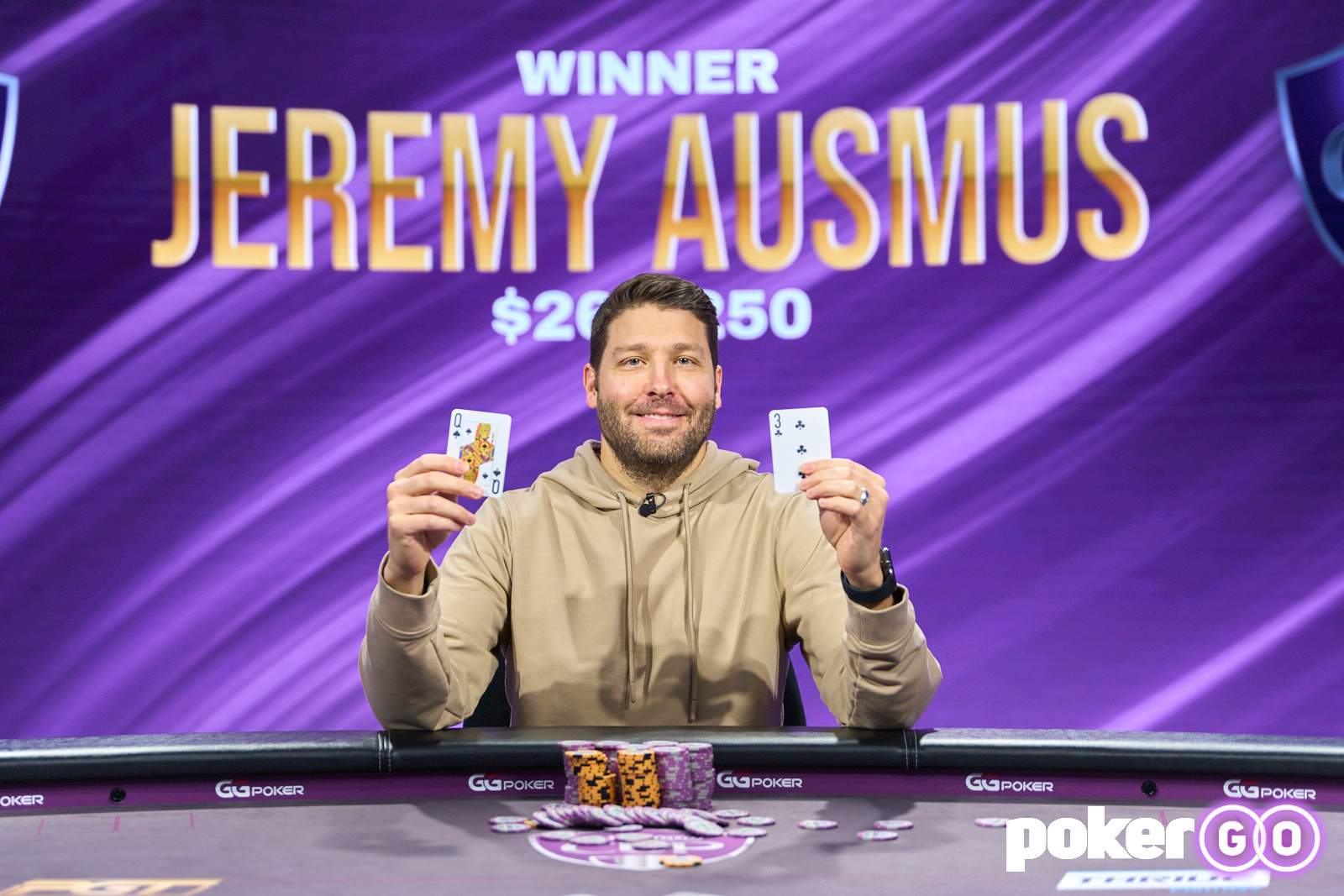 Jeremy Ausmus Wins 2022 PokerGO Cup Event #4 for $263,250