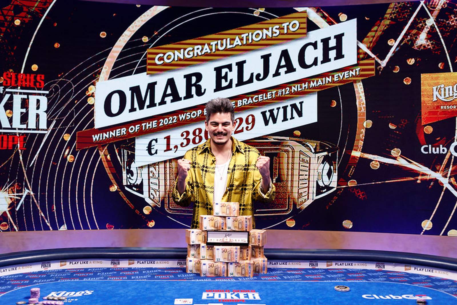 Omar Eljach Wins Record-Breaking WSOP Europe Main Event