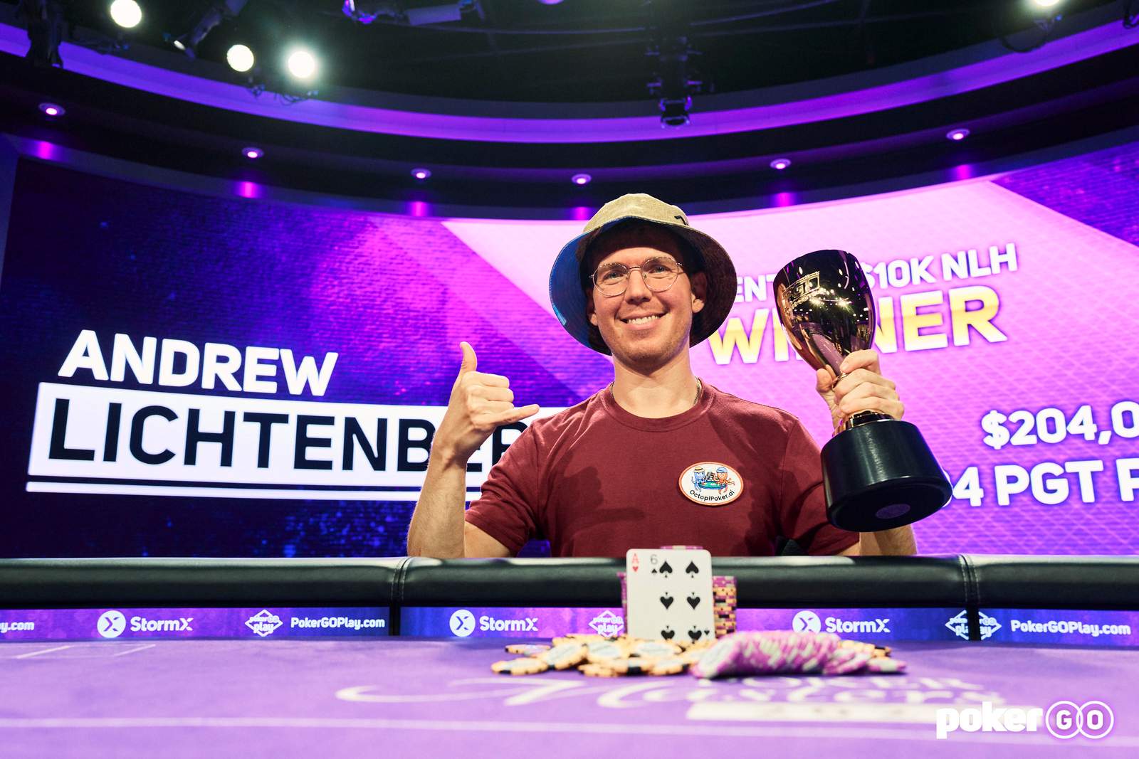 Andrew Lichtenberger Wins 2023 Poker Masters Event #5 on his 36th Birthday for $204,000