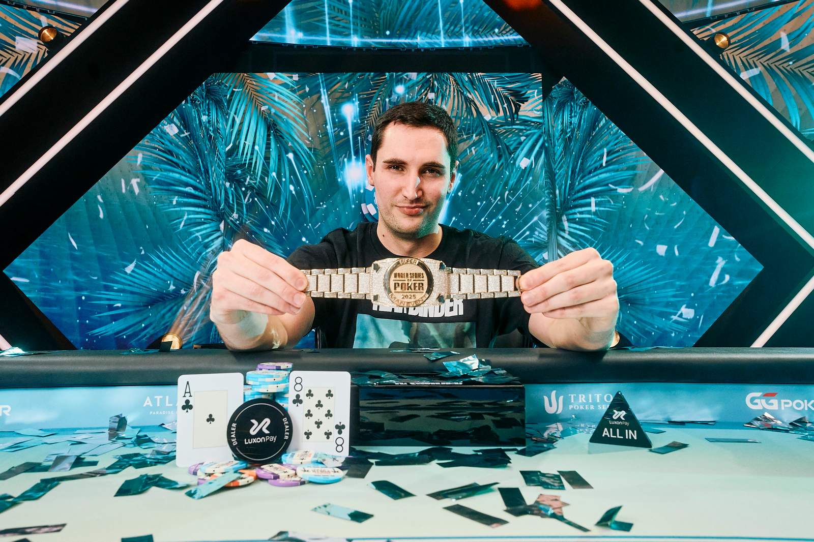 Bernhard Binder Wins 1st Bracelet in $25K Super Main Event at WSOP Paradise for $10 Million