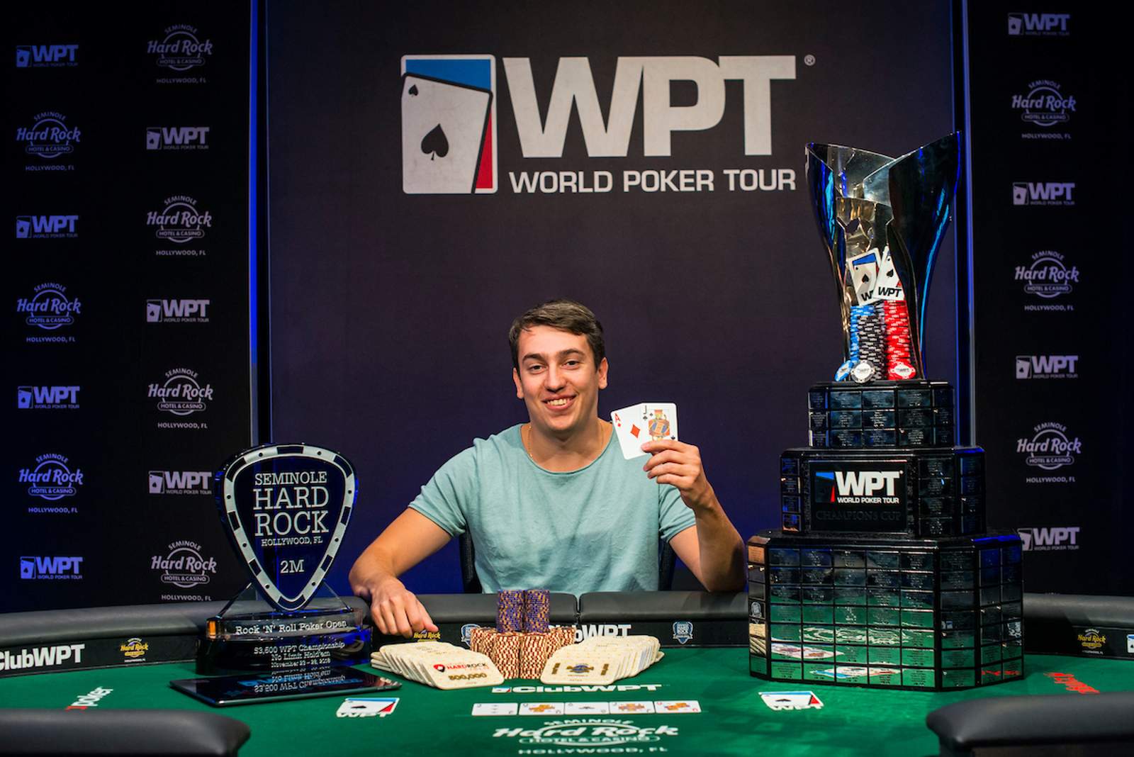 Pavel Plesuv Wins WPT Rock 'N' Roll Poker Open for $504K