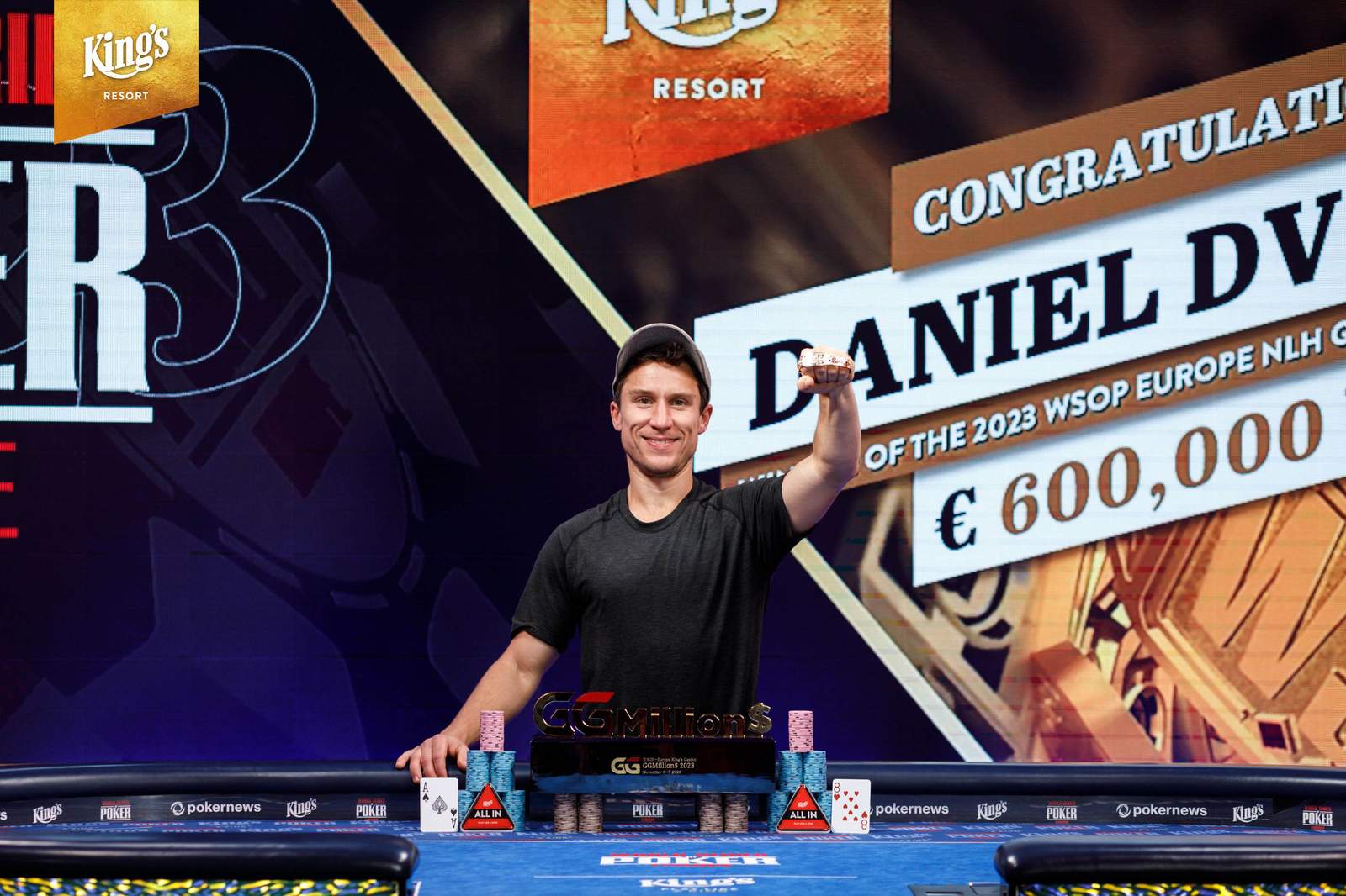 Daniel Dvoress Wins 2nd WSOP Bracelet in €25K GGMillion€ for €600K