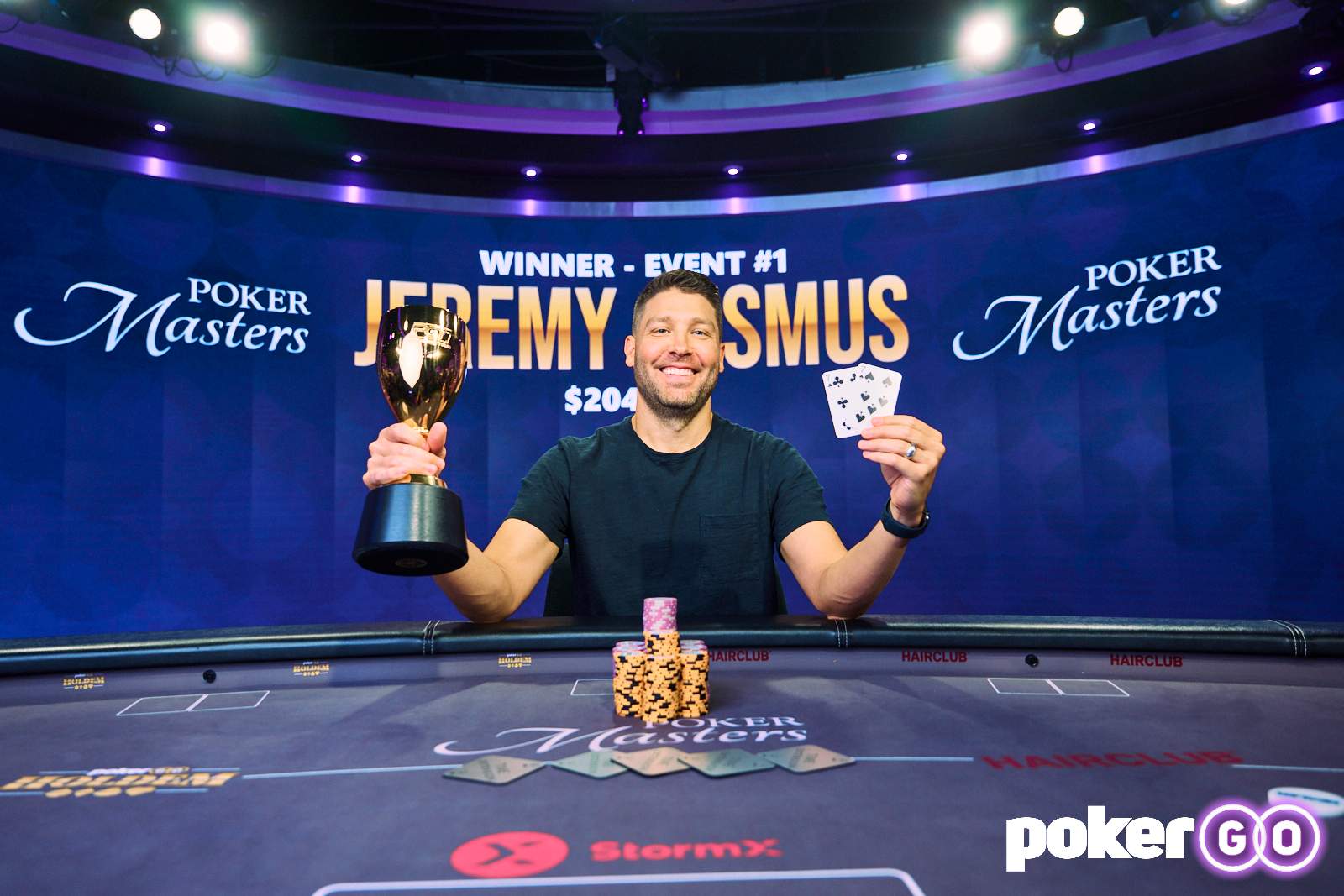 Jeremy Ausmus Wins 2022 Poker Masters Event #1 for $204,000