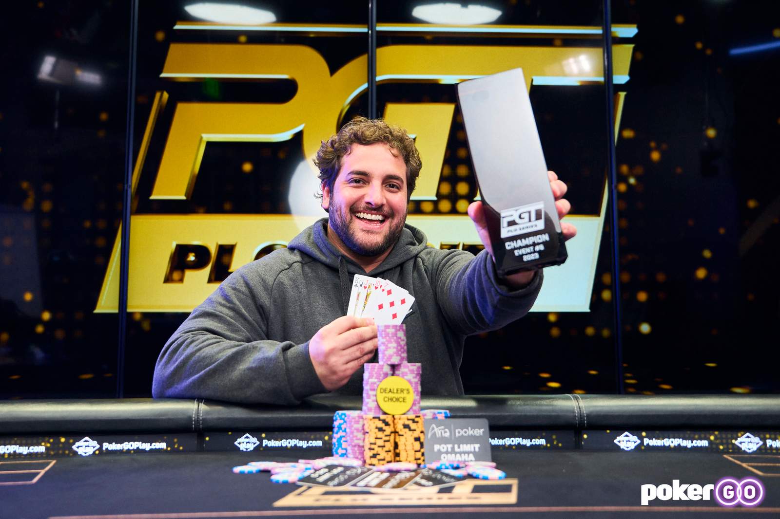 Joao Simao Wins 1st PGT Title in $10K PLO Dealer's Choice