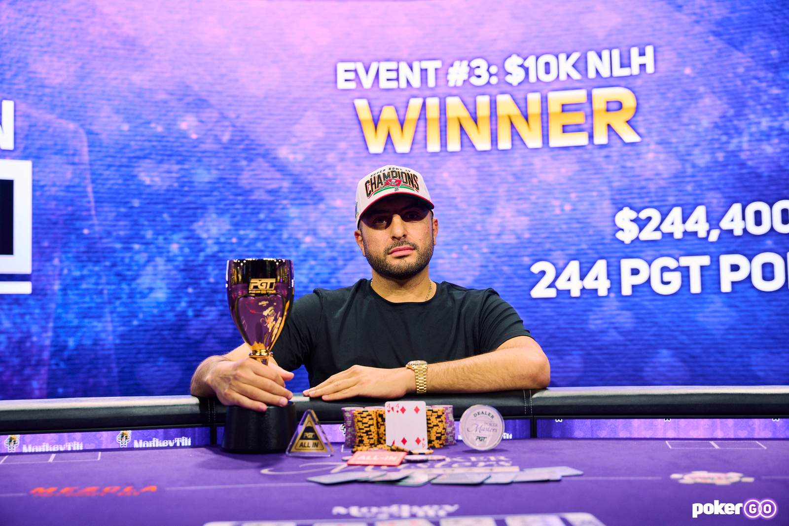 Justin Zaki Wins Poker Masters Event #3: $10,100 No-Limit Hold'em For $244k