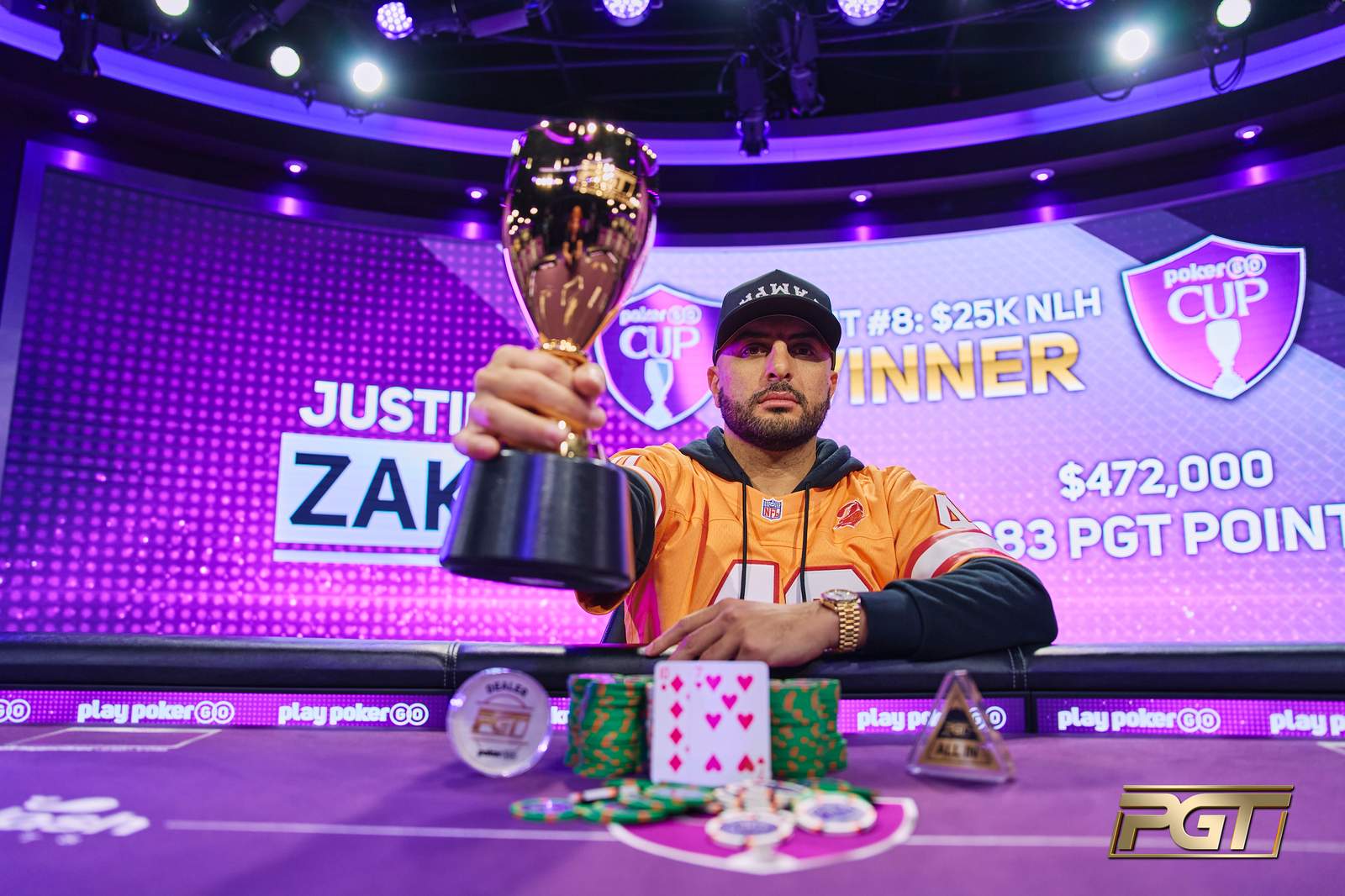 Justin Zaki Wins 3rd Career PGT Title in PokerGO Cup $25K Finale for $417,000