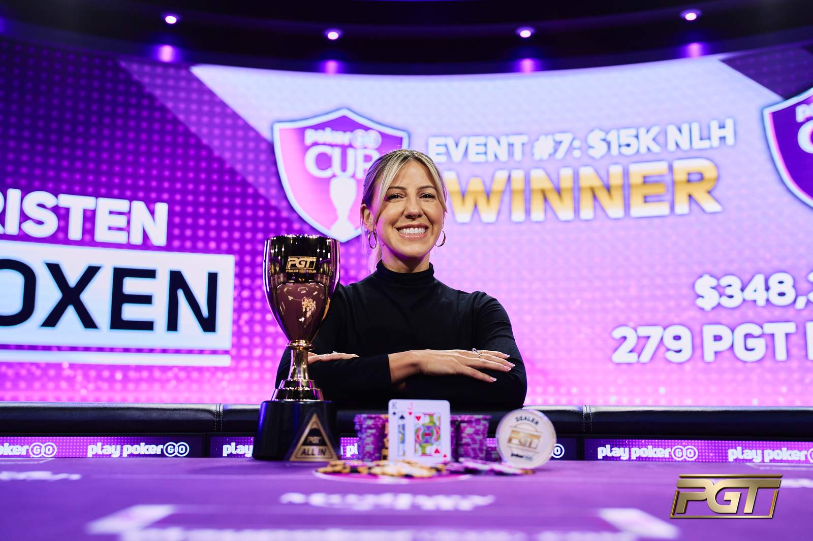 Kristen Foxen Weathers the Storm to Run Away With Event #7: $15,100 No-Limit Hold'em Title