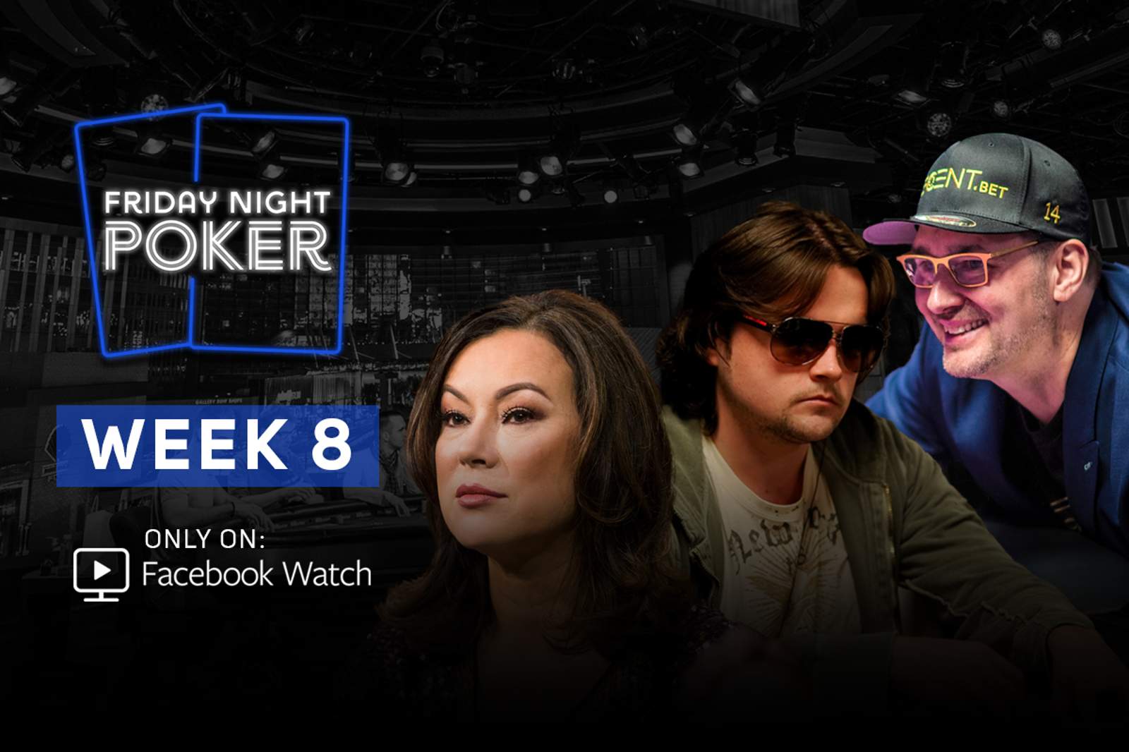 Sopranos Star Rob Iler Flanked by Tilly and Hellmuth on Week 8 of Friday Night Poker