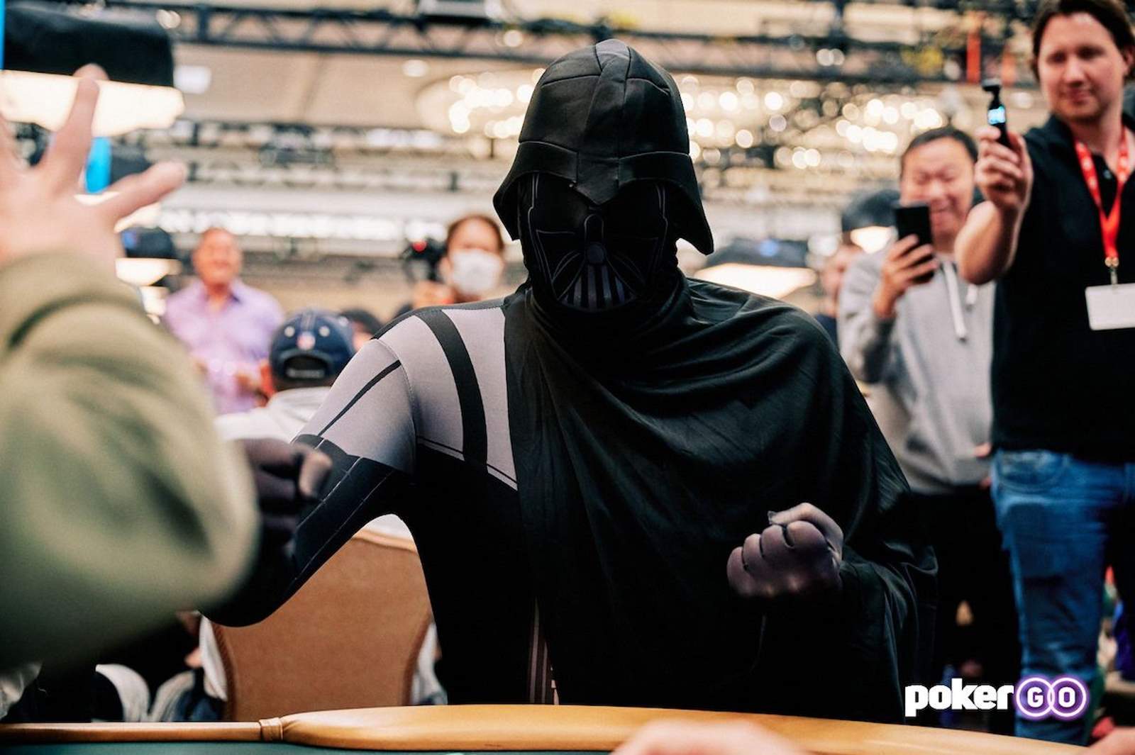 WSOP Day 38 Recap: Hellmuth Lasts One Hour of Main Event after Darth Vader Entrance as Packed Day 2abc Plays Out