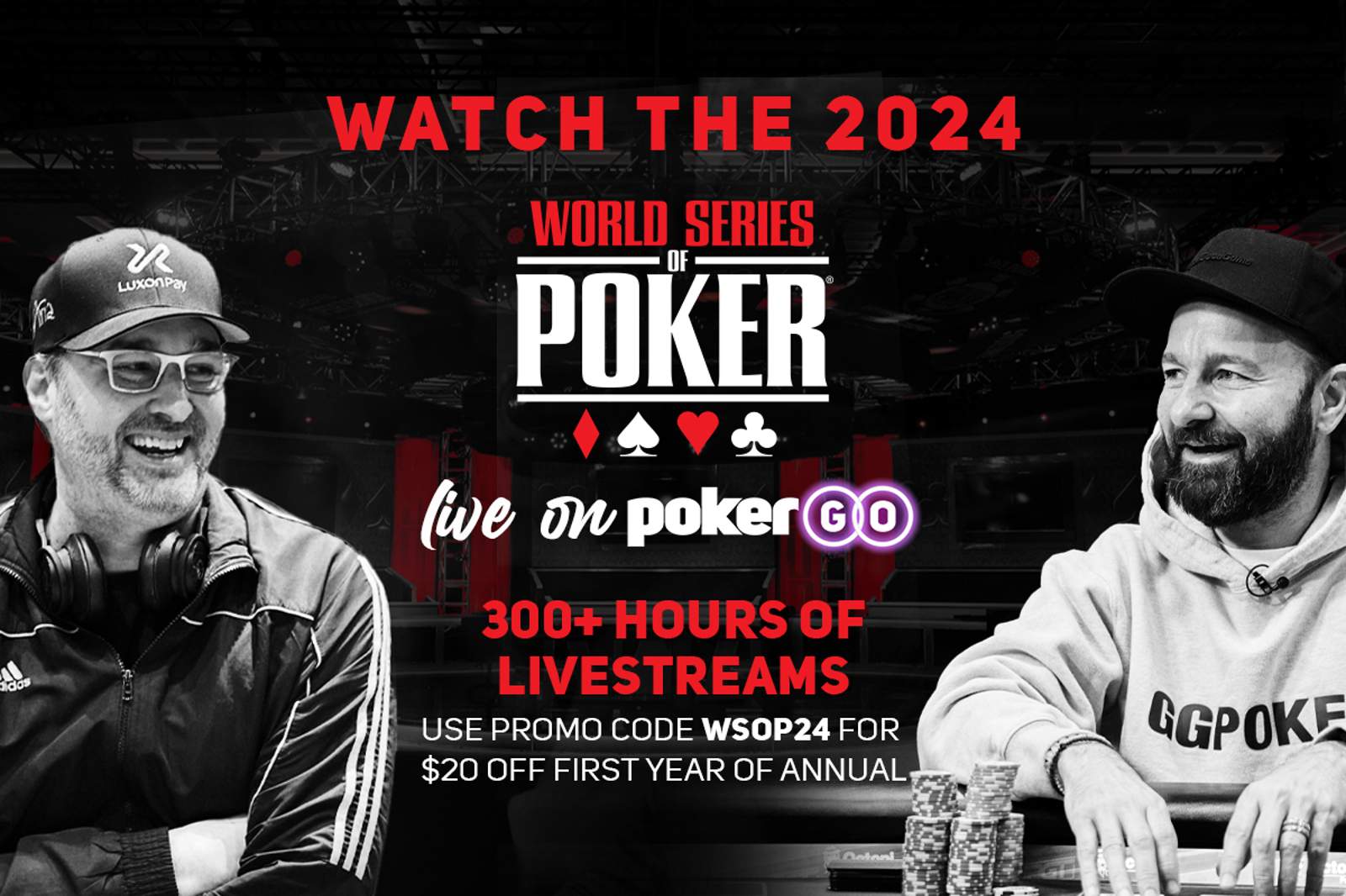 PokerGO® To Livestream More Than 300 Hours from the 2024 World Series of Poker®