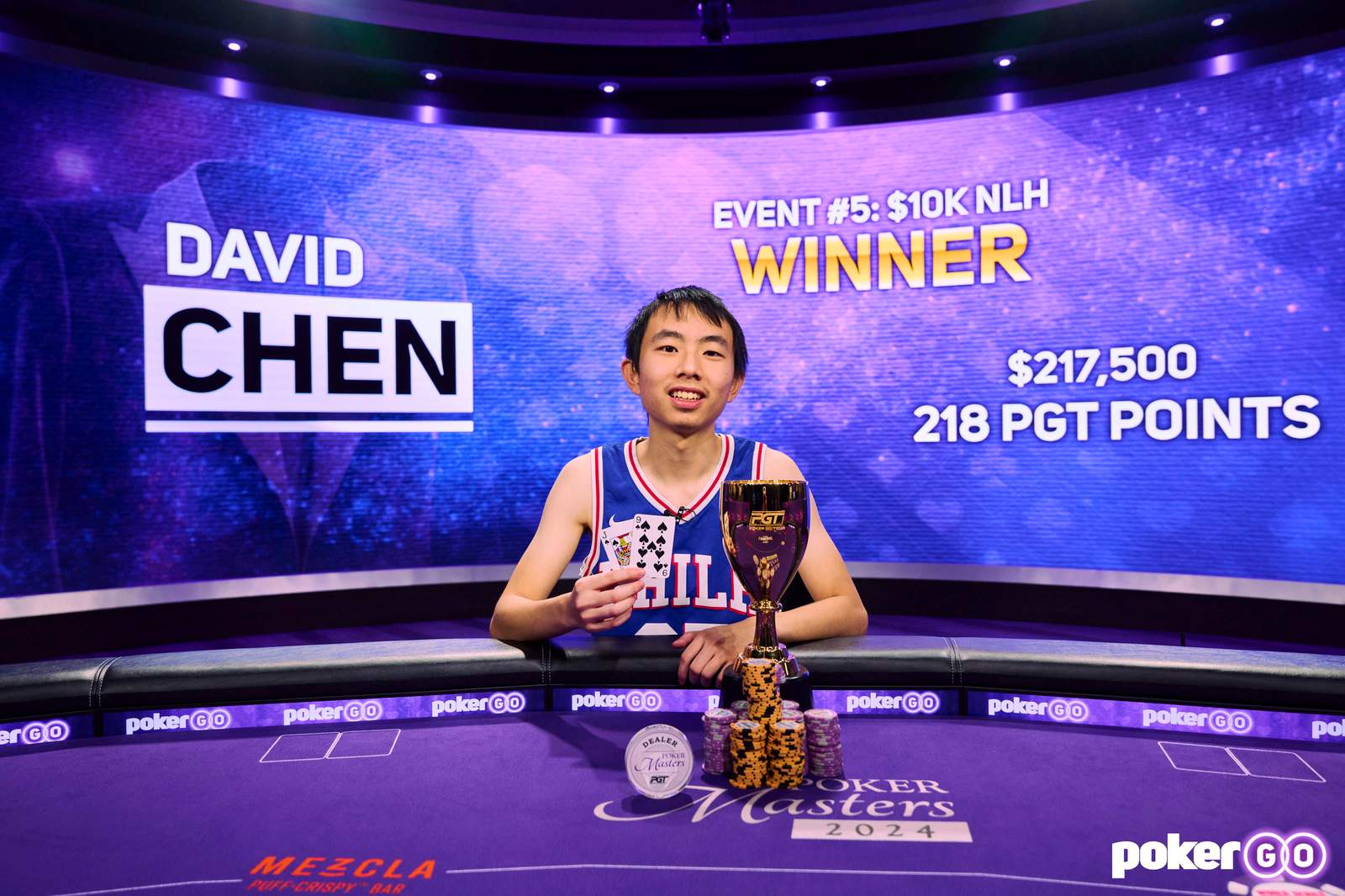 David Chen Becomes Youngest Winner in PGT History by Taking Down Event #5: $10,100 No-Limit Hold'em