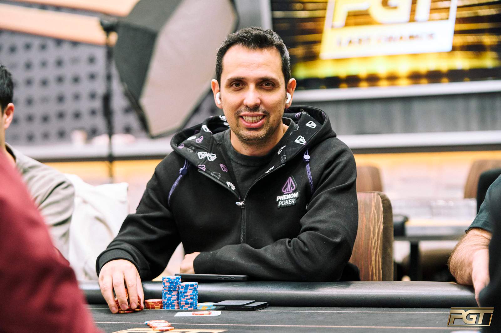 Sergio Aido Leads PGT Last Chance Event #3: $10,100 No-Limit Hold'em Final Table; Phil Hellmuth in the Hunt
