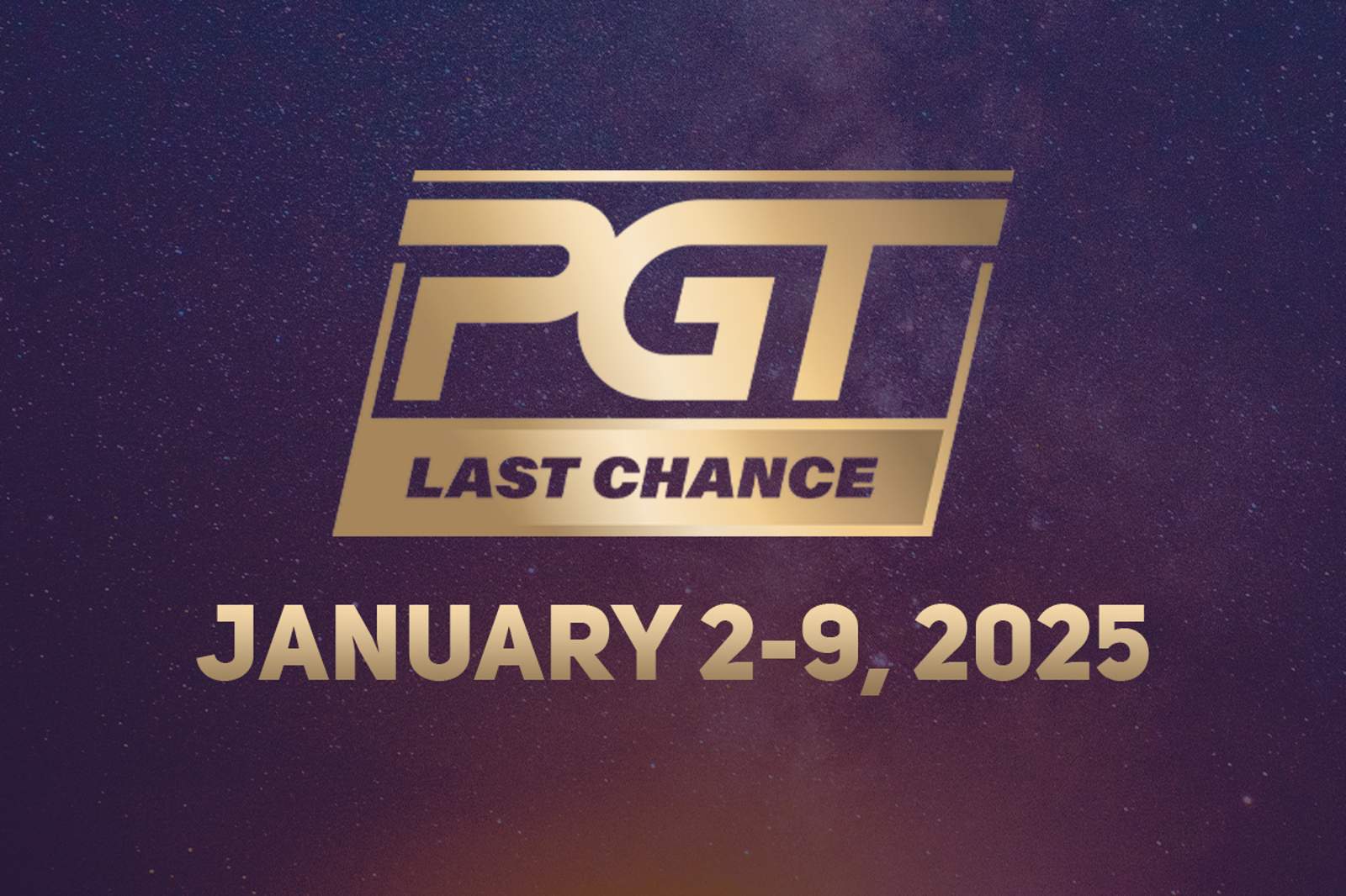 PokerGO® Tour Announces PGT® Last Chance Series – The Final Shot at the PGT $1,000,000 Championship